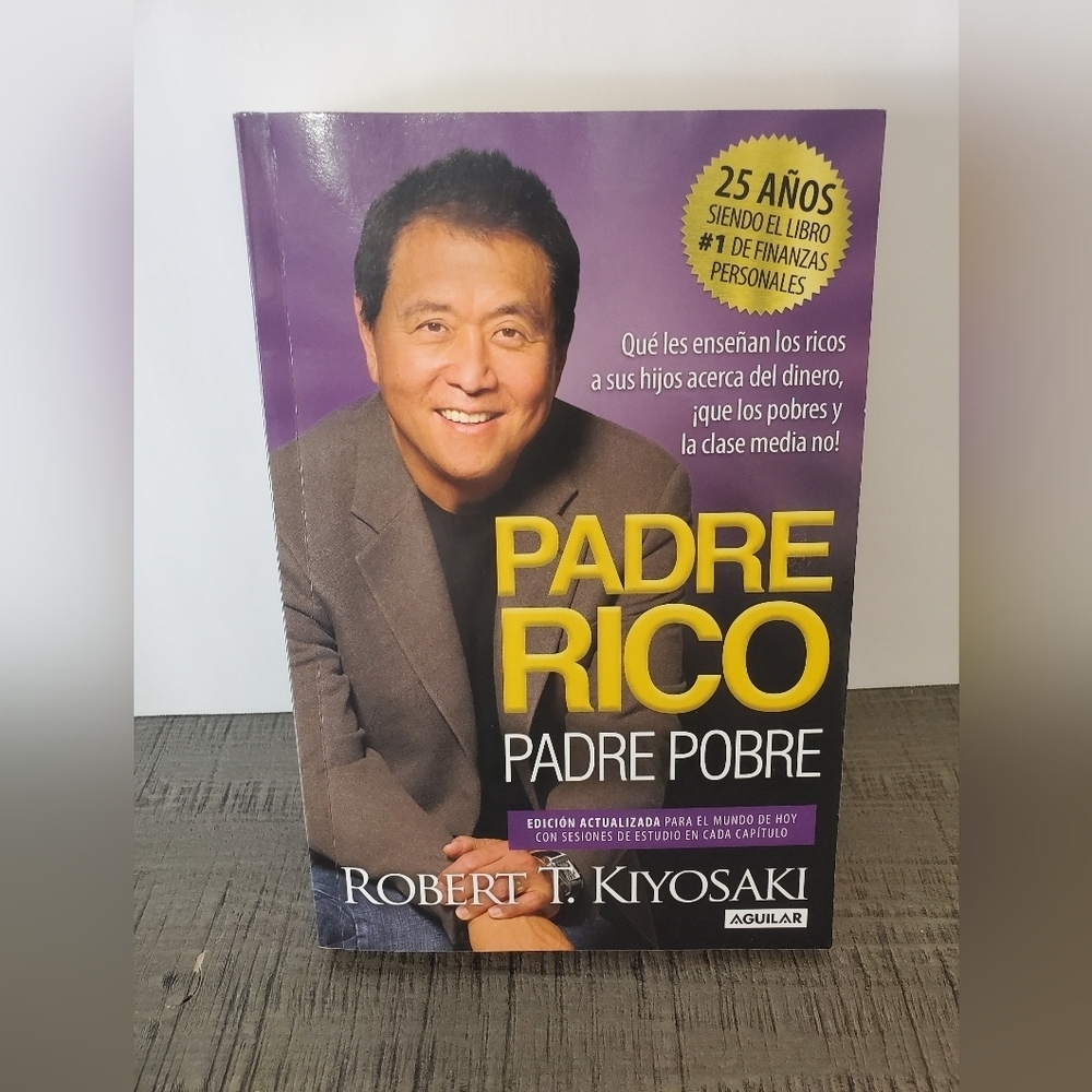 Padre Rico Padre Pobre Book by Robert T. Kiyosaki Spanish Verction - Picture 1 of 3
